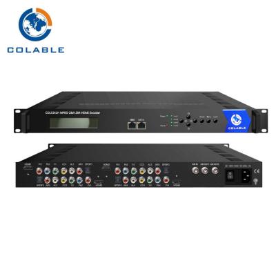 China 4 codificador del CH DVB Mpeg2, audio y codificador video COL5141H de Vdieo H 264 HDMI AC3 en venta