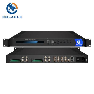 China Satellite Descrambler Integrated Receiver Decoder DVB S2 To IP 4 Tuner Inputs for sale