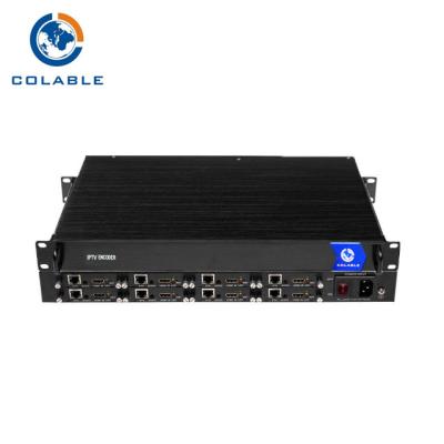 China 1U Kodierer der Fahrgestelle-4 des Kanal-HDMI, Hardware-Kodierer COL8104H RTSP HTTP RTMP H264 zu verkaufen