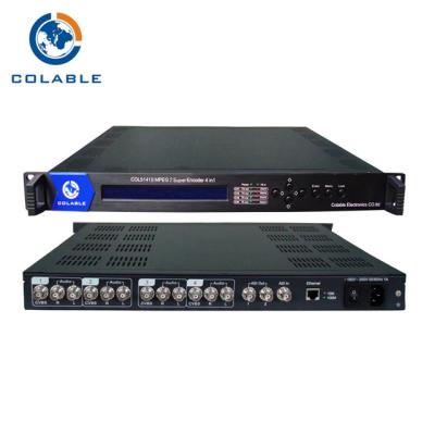 China 4 Channel AV To IP Encoder COL5141BP , TV Headend Digital Video Encoder for sale