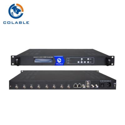 China Modulador 8 de DTV MPEG2 sistema de pesos americano en 1 modulador COL5011U - 8CT del codificador del SD DVB T en venta