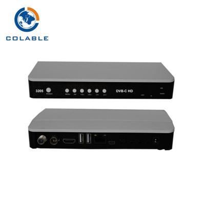 China HD QAM STB Digital Cable Set Top Box , Satellite Tv Receiver Decoder For Home Hospital for sale