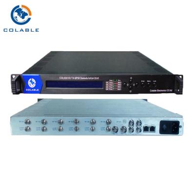 China Ird por satélite profesional, decodificador 6 del receptor de la TV vía satélite DVBS2 RF de + entrada 2 ASI en venta