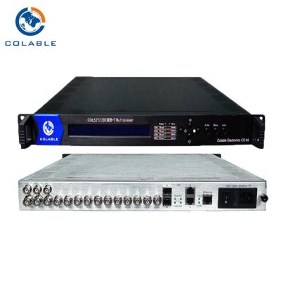 China 12 * ASI Input Digital Video Multiplexer , Hd ISDB T Multiplexer Support PCR for sale