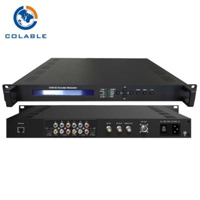 China HDMI / CVBS To DVB S2 Encoder Modulator For Satellite TV Broadcasting COL5011U-B for sale