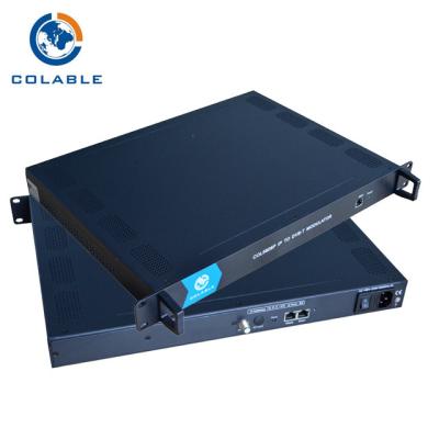 China Hotel TV Solution IP To DVB T Modulator With QPSK 16QAM 64QAM Constellation COL5608P for sale