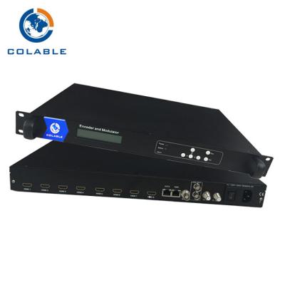 Cina 8 in 1 fuori H 264 HDMI al modulatore HD del codificatore di DVB T al modulatore COL5011U di COFDM rf in vendita