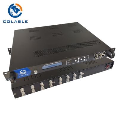 China 8 Channel DVB - S2 To RF Converter ISDB - T QAM DVB - T Modulator COL5011M for sale