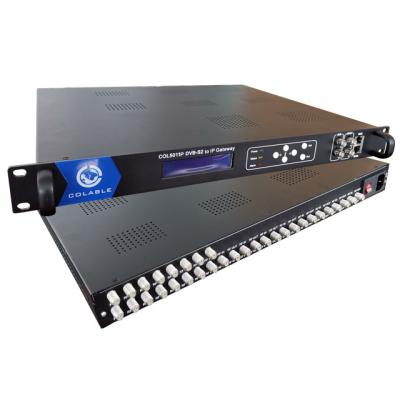 China COL5011P DVB To IP Gateway Tuner To IP Gateway 16 DVB S2 IP Gateway Converter for sale