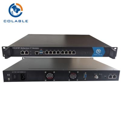 China HTTP ONVIF RTMP HLS do UDP RTSP do modulador de IPTV ao modulador COL5416P do IP do RF QAM DVB-T ISDB-T à venda