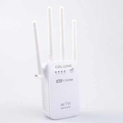 China van de bandwifi van 2.4G 5G 1200Mbps de Dubbele Draadloze Router met Geschikte muurstop col.-AC05 Te koop