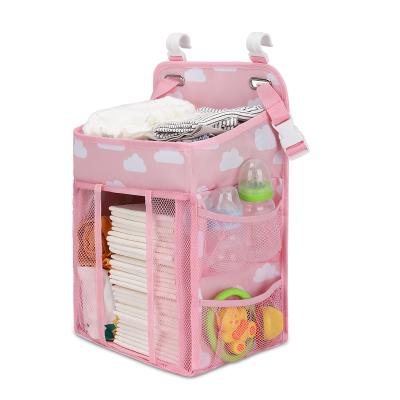 China Nursery Organization Diaper Cart Organizer Baby Diaper Caddy Hanging Nursery Organization for sale