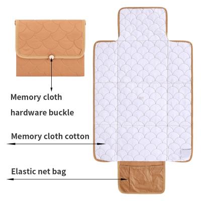 China Baby Washable Changing Machine Water Resistant Portable Diaper Protector Changing Mat Diaper Clutch Pouch for sale