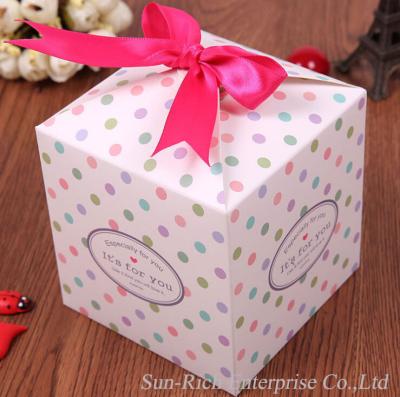 China Wholesale Valentine's day gift box with pink Ribbon for sale