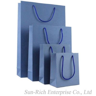 China Wholesale Purple color paper Shopping bag gift box for sale for sale