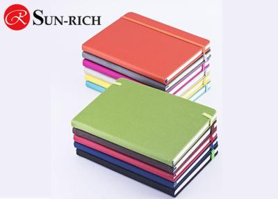 China Office supplies lay out pu leather a5 size elastic closure custom notebook for promotional office and school use for sale