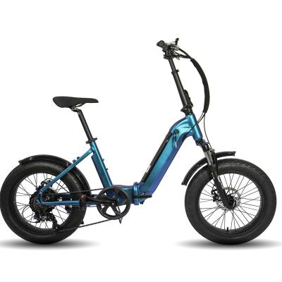 China Cheap Folding Snow Bike Aluminum Alloy TEENESS Bike Fat Bike Electric Tire Ready Current Electric Bike for sale