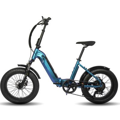 China TEENESS 48v 500w 32km/h Fat Folding Aluminum Alloy TEENESS 48v 500w 32km/h Beach Cruiser Electric Bike Electric Bike for sale