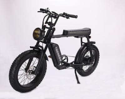 China Aluminum Alloy 20 Inch e Bike 500W 48V 11Ah Battery Full Suspension Adult Electric Bike Fat Tire Mountain/Snow&Sand for sale