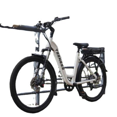 China Aluminum alloy 8 speeds step through frame 350w 36v citi electric bicycle ebike for women for sale