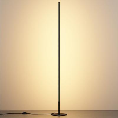 China 2021 New Mid Century Modern Minimalist Warm Color Changing Floor Light Nordic Style Led Floor Light for sale