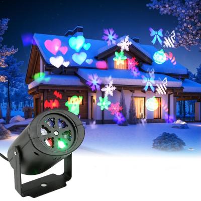 China 2021 New Product Stunning Starry Night 3D Projector Lamp Christmas 3D Laser Light Projector for sale