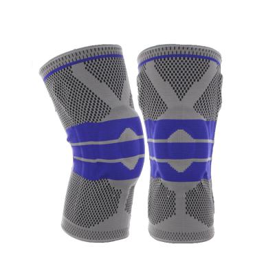 China 3d Workout Sports Compression Knee Support Brace Multicolor Weaving Knee Protector for sale