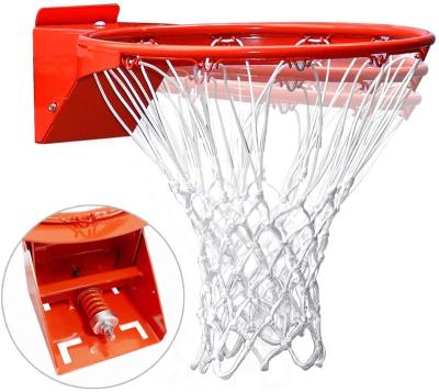 China Steel New Design Wall-mounted Solid Basketball Hoop Spring Basket Manufacturer Spot Basketball Frame Adult Basket for sale