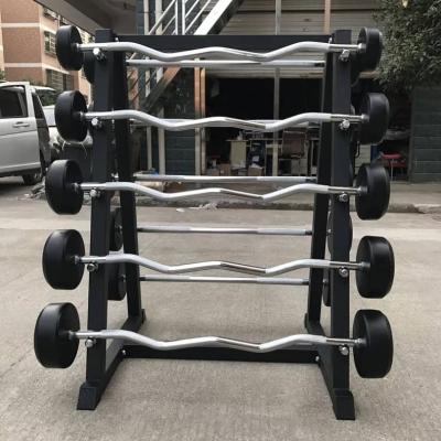 China Universal Professional Body Building Gym Equipment Straight Barbell Rack for sale