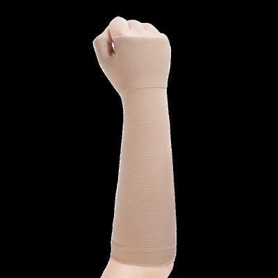 China Custom Recycling Medical Logo Sports Cool Arm Sleeves Nylon/Spandex Basketball Compression Arm Sleeve 2023 for sale