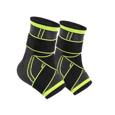 China Breathable Ankle Sleeve With Knitting Strap Ankle Outdoor Sport Ankle Support for sale