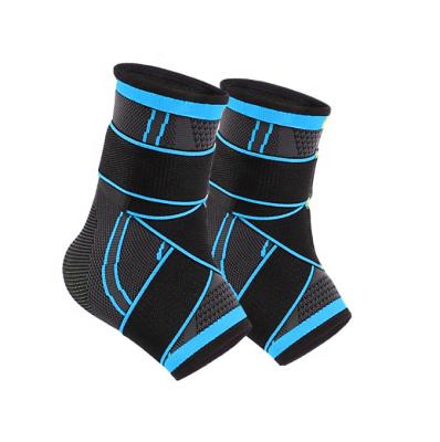 China Breathable Ankle Support Adjustable Nylon Ankle Sleeve Brace for sale