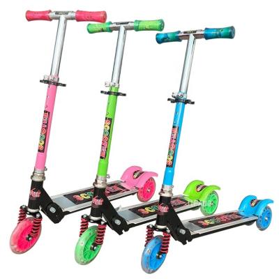 China Youngsters Adjustable foldable front suspension aluminum alloy kids kick scooter for adults teens youngsters for sale