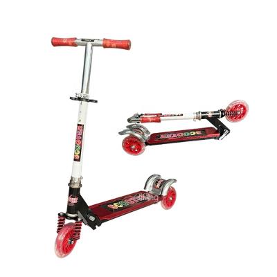 China Youngsters Big wheels folding foot kick scooter aluminum alloy adult scooter for boy girl youngsters for sale