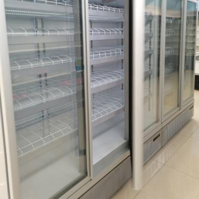 China Single-Temperature 2 Glass Door Bagged Merchandiser Storage Freezer Box Containers for sale