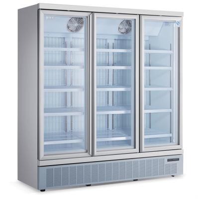 China Single-temperature Upright Open 4 Sided Glass Door Flower Fridge Glass Fridge Beverage Showcase Display Cooler Fridge for sale