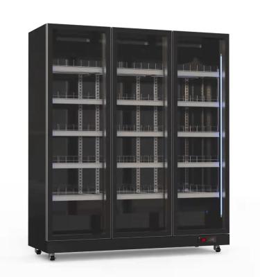 China Wholesale High Quality 336 L Glass Door Luxury Beverage Display Case Beverage Cooler for sale