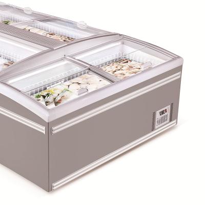 China Single-temperature air cooling freezer/commercial display freezer refrigerator refrigeration/refrigerating equipment for sale