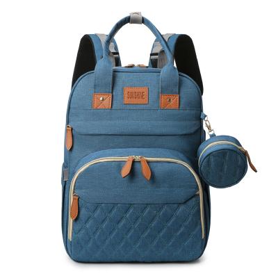 China With USB Multifunctional Travel Portable Mother Care Baby Insulated Mummy Baby Diaper Bag for sale