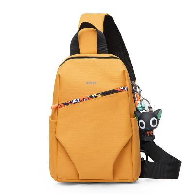 China New style waterproof and wear-resistant material leisure increasing a sling bag waterproof trunk bag cross - body shoulder sling backpack for sale