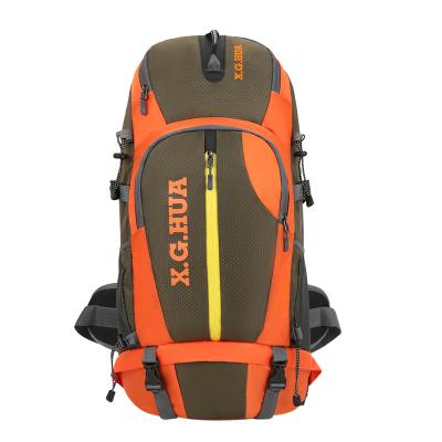 China camping & Outdoor Waterproof Sport Rucksack Large Capacity Mountaineer Nylon Climbing Bag for sale