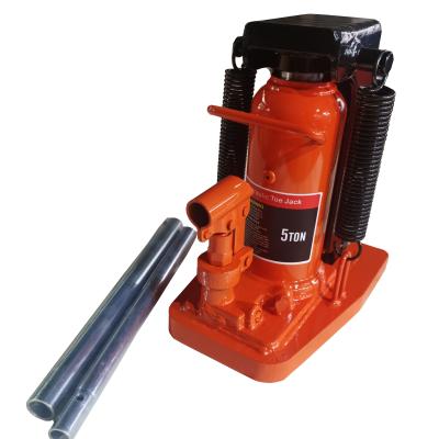 China 418mm Hydraulic Track Lifting Steel Toe Jack 5 TON Tool Claw Jack for sale