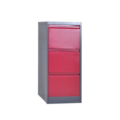 China Adjustable (Other) Factory Custom Metal 3 Drawer Steel Office File Cabinet for sale