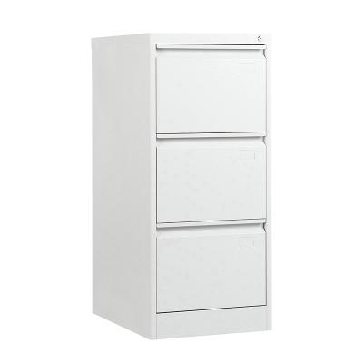 China Knocked down steel structure 3 drawers filing cabinet/vertical metal throw storage cabinet/modern office filing cabinet for sale