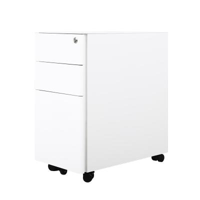 China (Size)Adjustable High Quality Mobile Office Furniture 3 Drawer Metal Filing Cabinet Pedestal Drawer Cabinets for sale