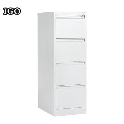 China (Height)Adjustable Vertical Hanging Steel Filing Cabinet Metal Storage 4 Drawer Filing Cabinets for sale