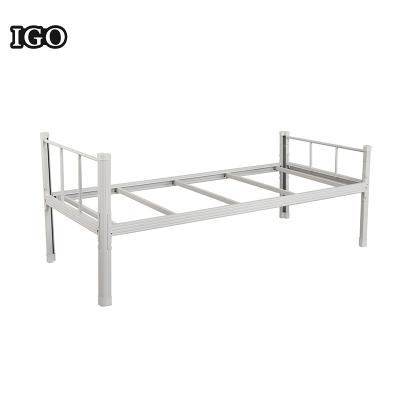 China Dormitory Bed Metal Strong Simple Military Stackable Bed/Dorm Furniture Student Bed Metal Dormitory High Quality Bed for sale