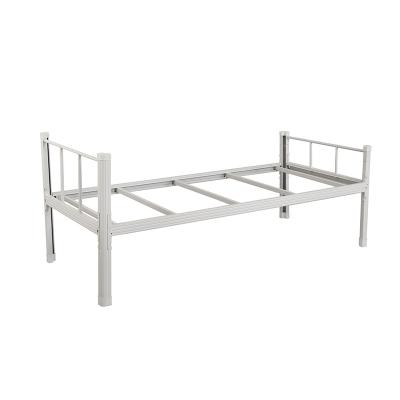 China Wholesale Steel Metal Frame Metal School Beds Factory Modern Design Single Bed for sale