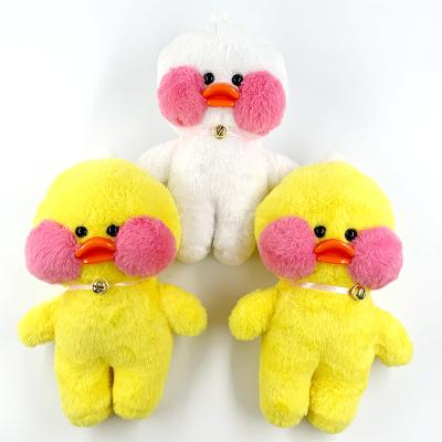 China Lalafanfan Duck Plush Kawaii Mimi Cafe Manufacturer Duck Soft Toy for sale