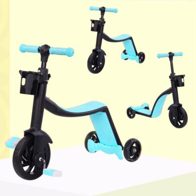 China Child ride scooter new design convertible scooter for kids 3 in 1 factory price 3 wheels wholesale cheap kick scooter for kids for sale